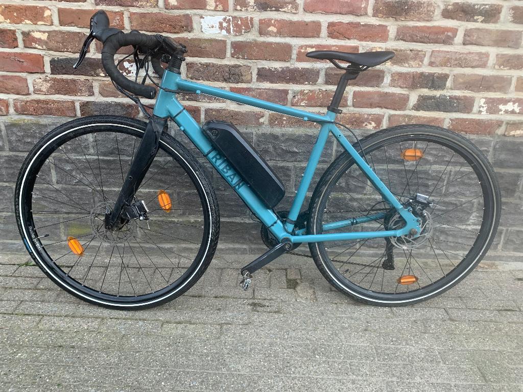 Gravelbike met ondersteuning, 28 inch, Gebruikt, 10 tot 15 versnellingen, 47 tot 50 cm