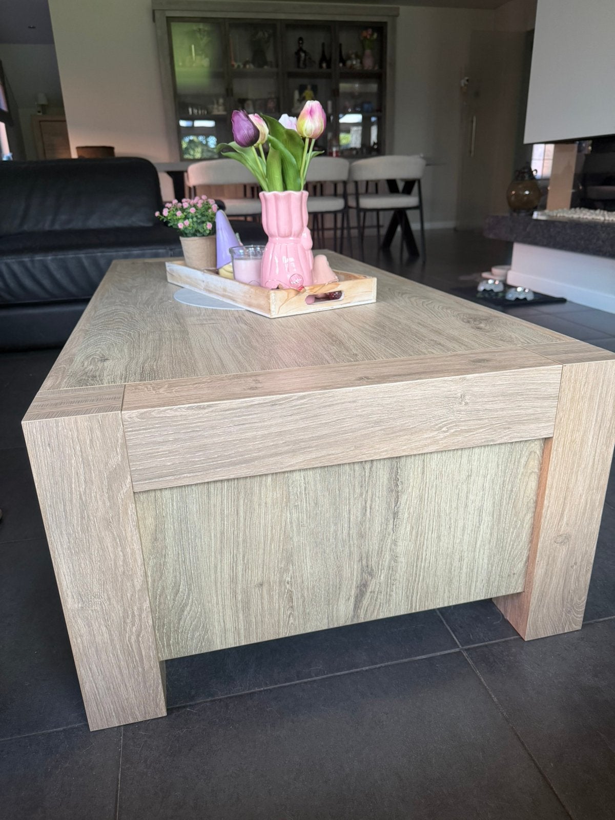 Salontafel, Ophalen