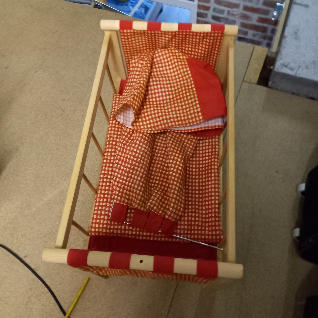 poppenbed, Kinderen en Baby's, Speelgoed | Poppen, Ophalen, Gebruikt