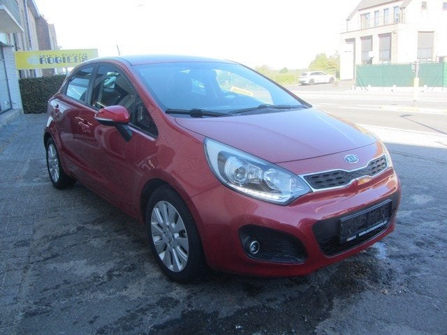 Kia Rio 1.4i 34.000km Automatic Garantie GPS Camera, Autos, Rouge, Euro 5, Achat, Entreprise