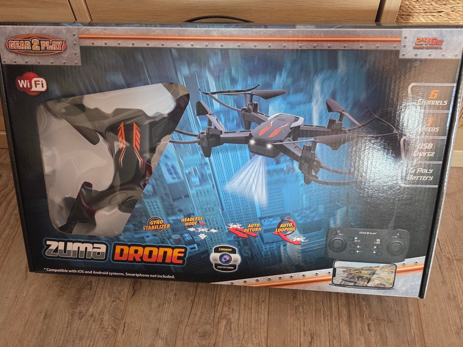 Drone, Ophalen, Zo goed als nieuw