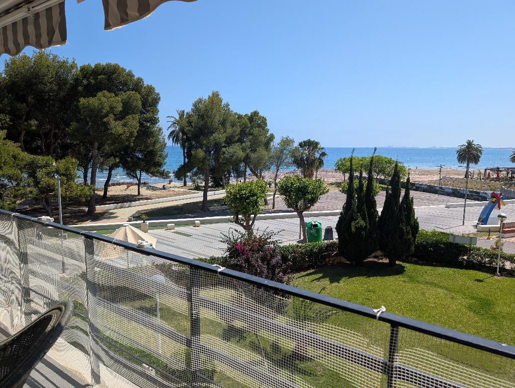 Appartement eerstelijns aan zee met zonnig terras, Vakantie, Vakantiehuizen | Spanje, Dorp, 2 slaapkamers, Wasmachine, Costa Blanca
