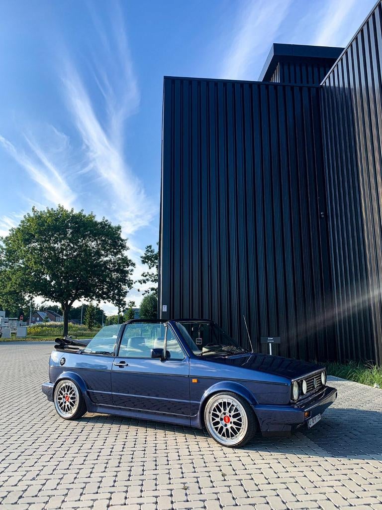 Vw Golf 1 Cabrio, Blauw, Handgeschakeld, 1800 cc, Golf
