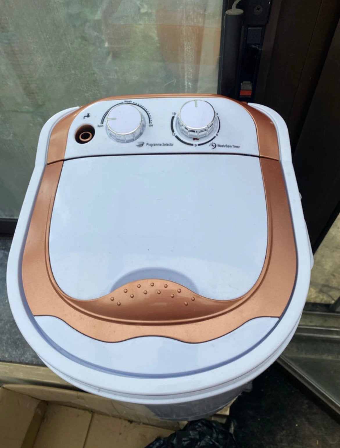 Kleine wasmachine -/ camping wasmachine, Ophalen, Zo goed als nieuw