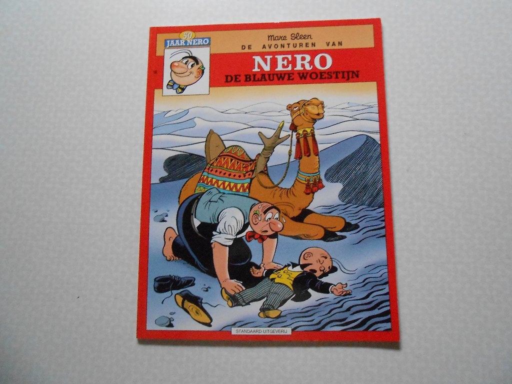 Nero 140 De blauwe woestijn 1997. 1 ste druk. Met bijlage., Eén stripboek, Nieuw, Ophalen of Verzenden, Nero 140 De blauwe woestijn 1997. 1 ste druk. Met bijlage.
