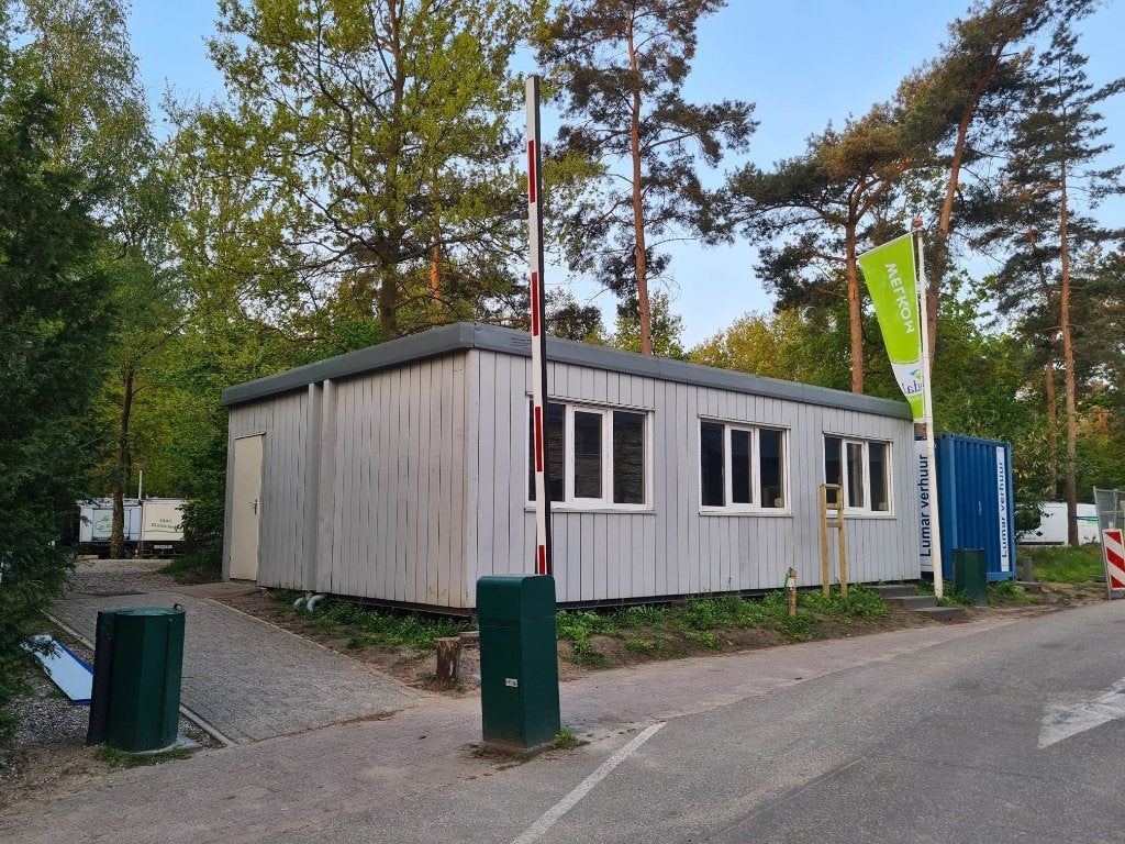 Kantoorunit / woonunit / tijdelijke winkel / bouwkeet 6x9m, Verzenden, Gebruikt, Accessoires