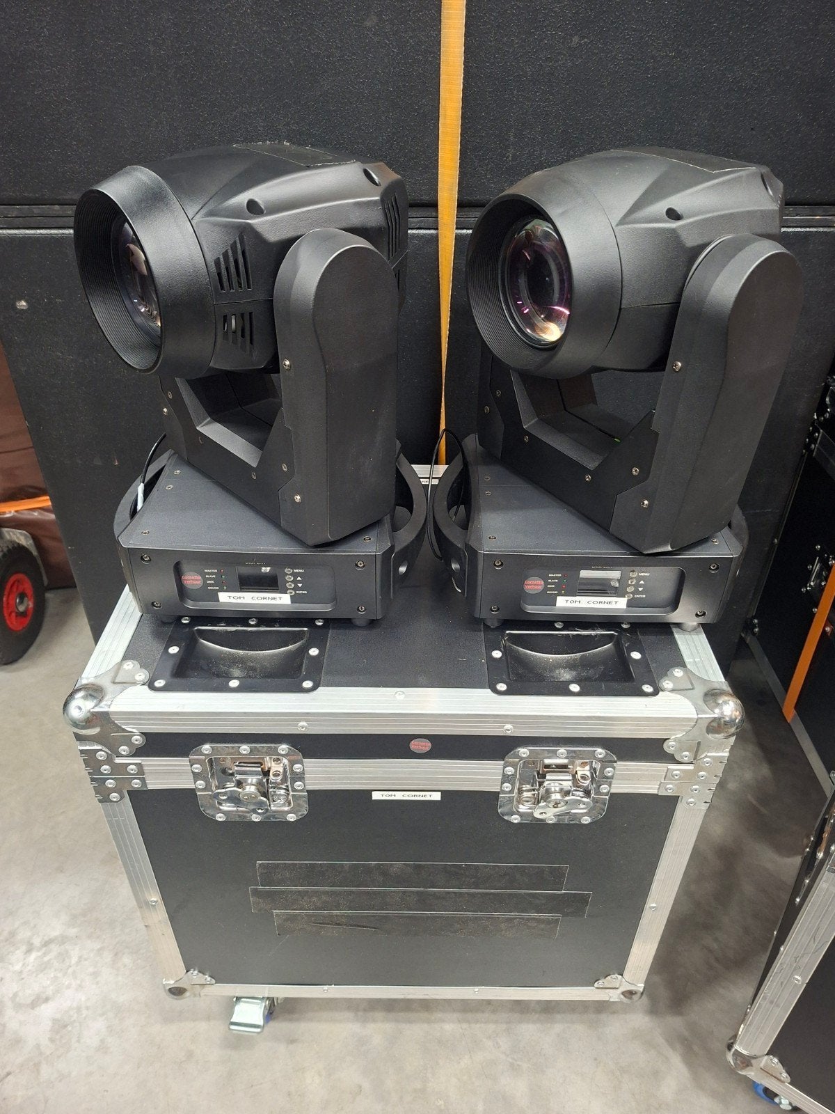 Ayra 150bsw set van 2 incl case, Enlèvement, Comme neuf, Lumières, Couleur