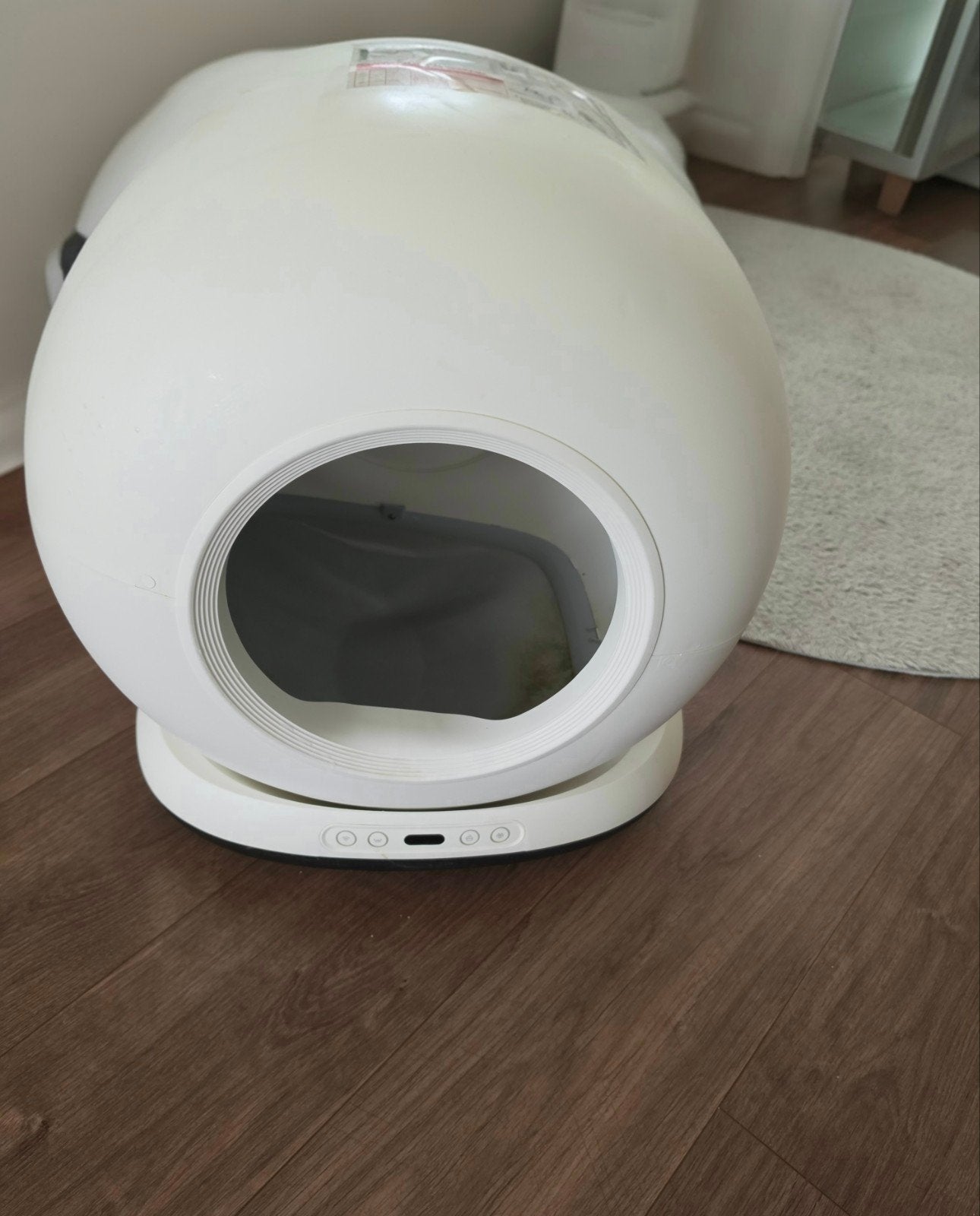 Automatische kattenbak Zedar K1200, Dieren en Toebehoren, Ophalen, Gebruikt, Gesloten, Zelfreinigend