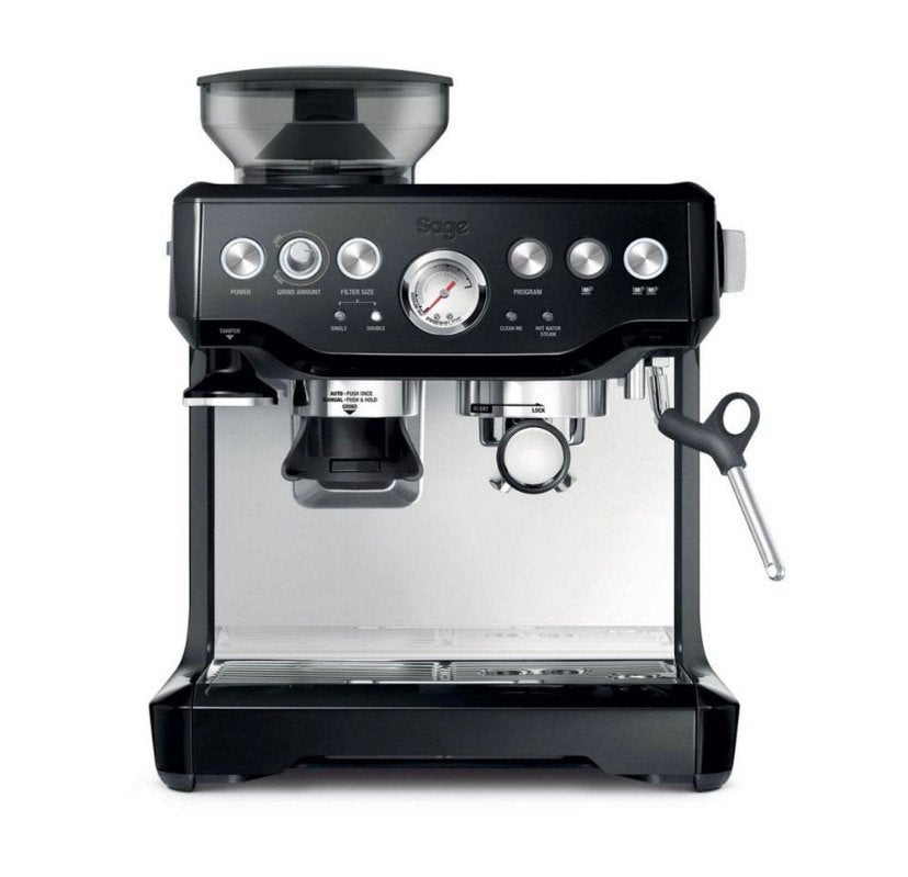 Sage Barista Express Black Sesame, Enlèvement ou Envoi, Comme neuf, Cafetière, Café en grains