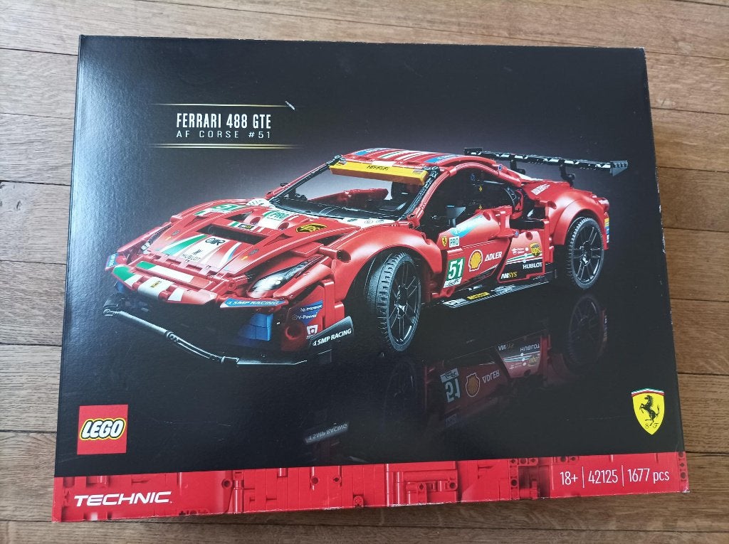 Lego Technic 42125 Ferrari 488 GTE “AF Corse #51” neuf, Neuf, Enlèvement ou Envoi, Lego, Ensemble complet