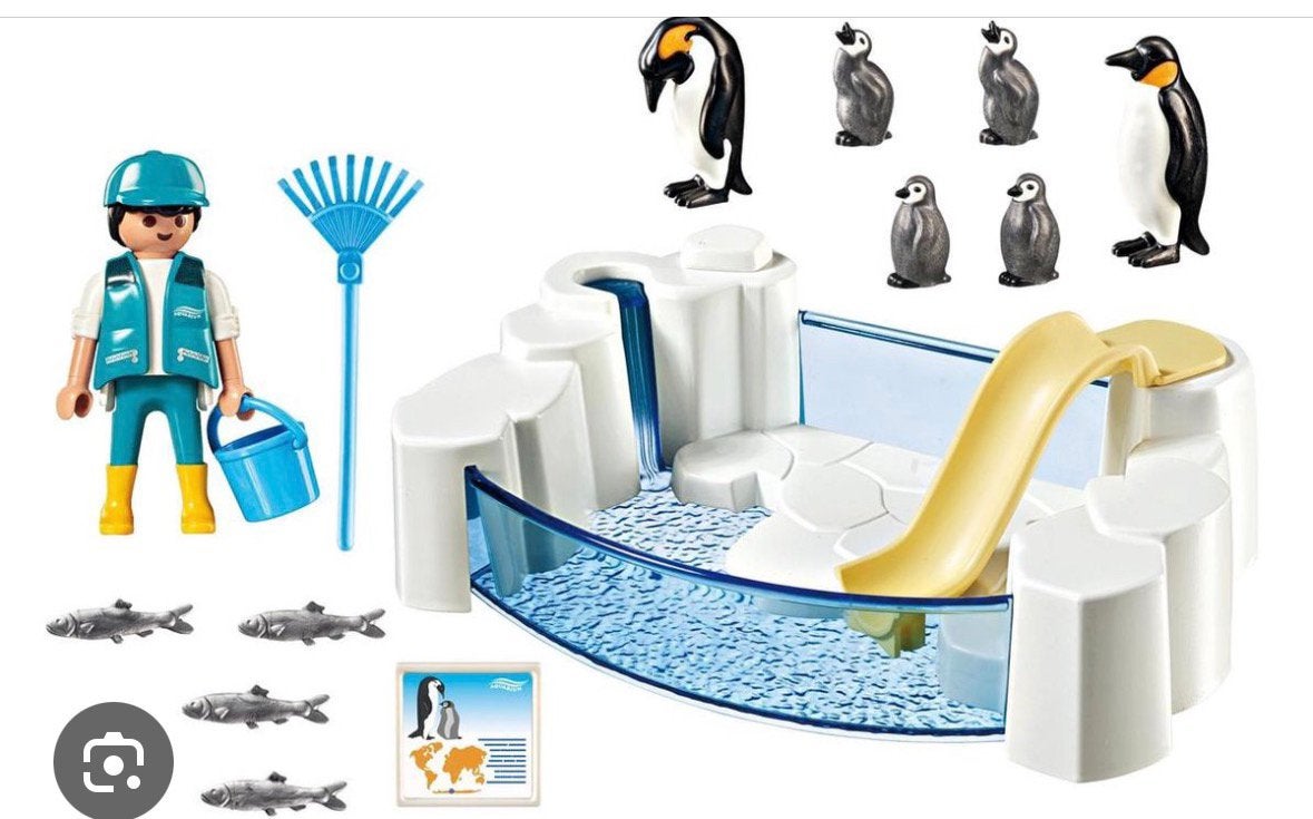Pinguin verblijf playmobil, Ophalen
