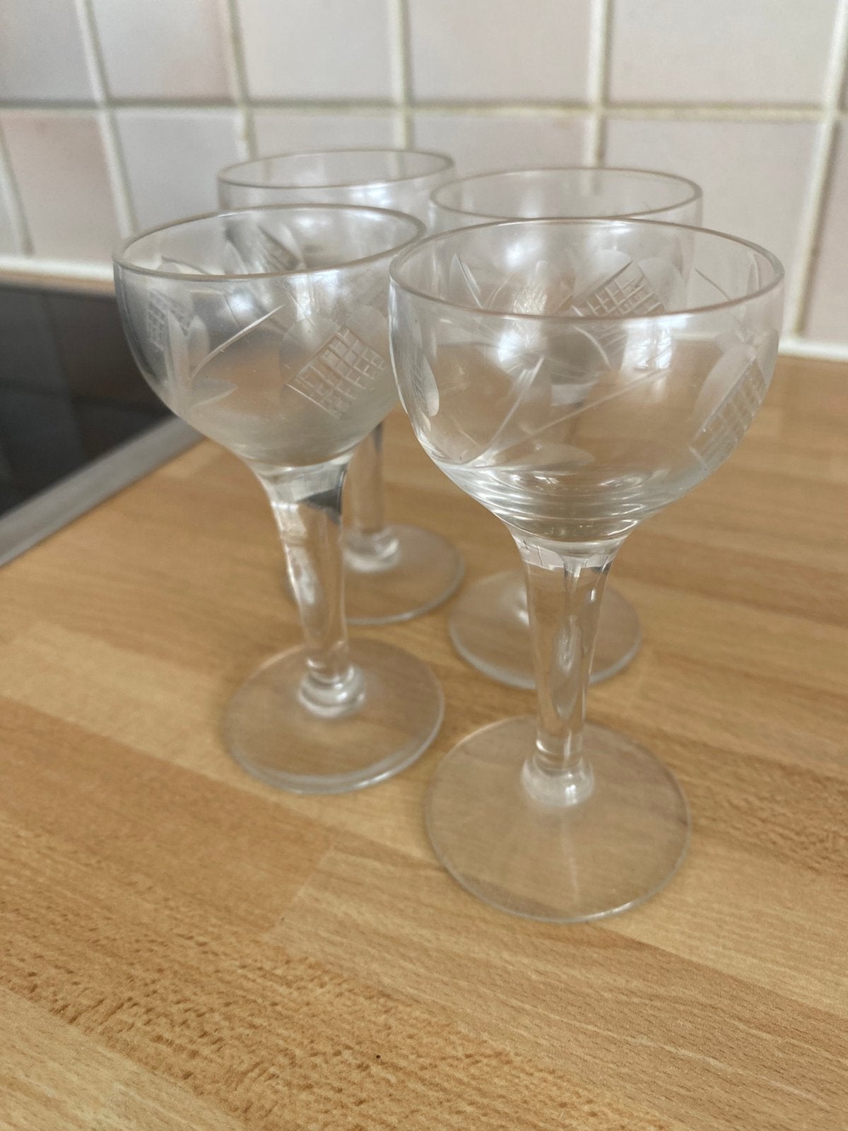 Vintage likeur glaasjes, Ophalen, Zo goed als nieuw