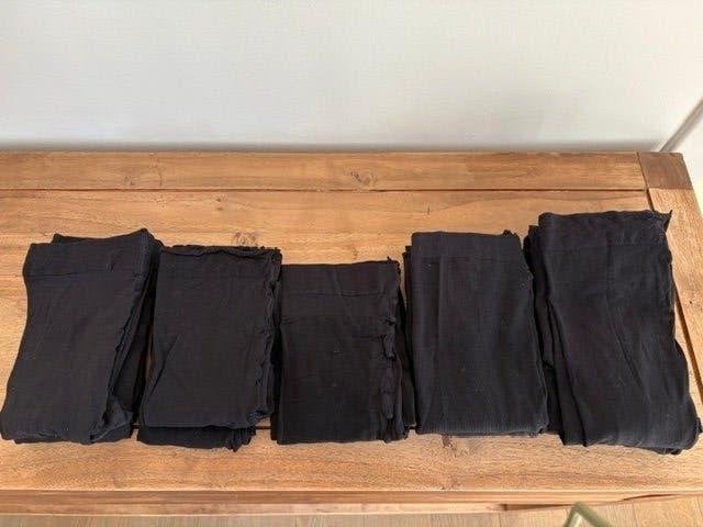 10 paar dikke zwarte panty's maat M, Kleding | Dames, Zwart, Maat 40/42 (M), Ophalen of Verzenden, Zo goed als nieuw