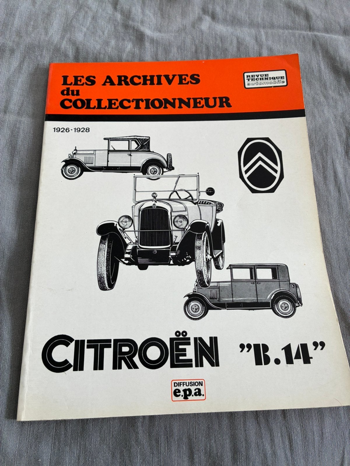 revue technique Citroën b14, Enlèvement