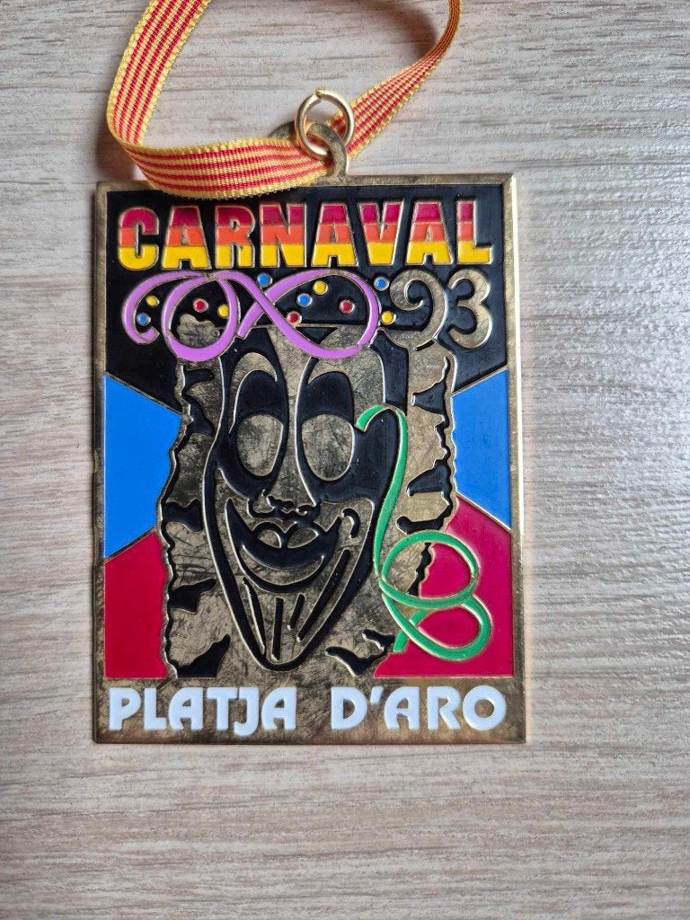 Carnaval medaille Spanje 1993, Postzegels en Munten, Ophalen of Verzenden
