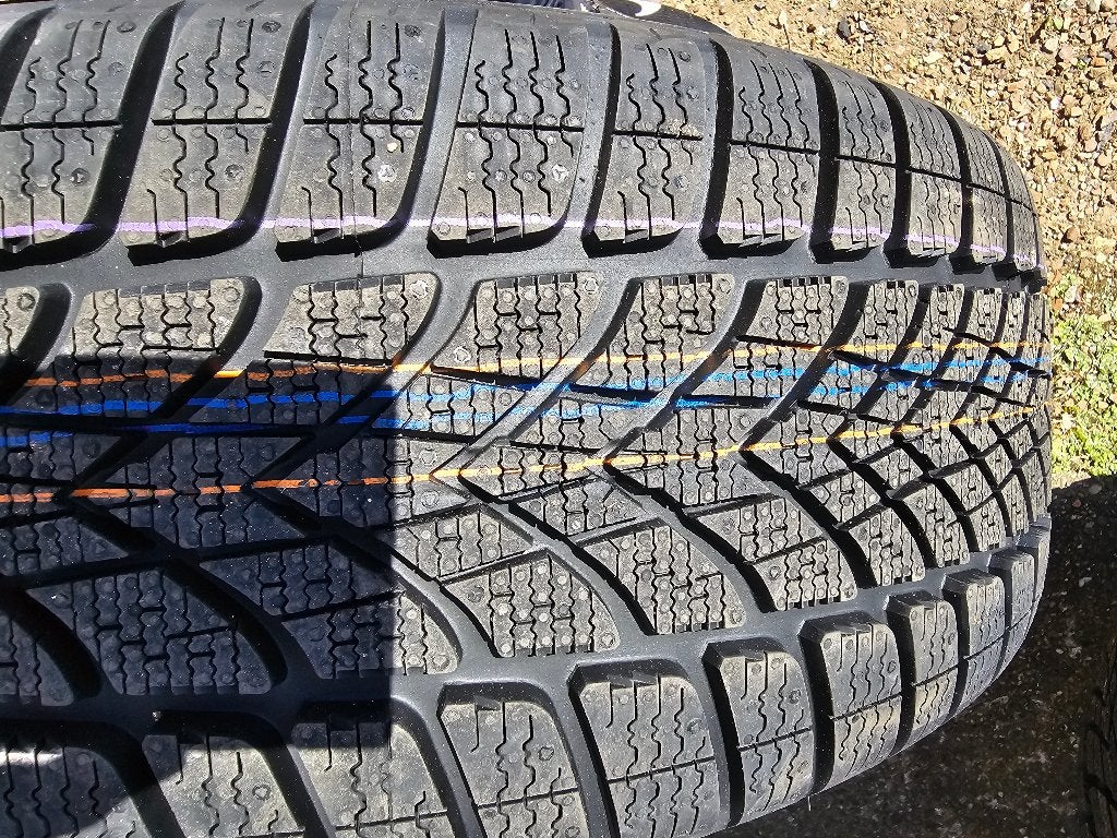 17'' ALU BMW velgen+4 recente winterbanden DUNLOP (dot 3823), Auto-onderdelen, Ophalen, Gebruikt, Banden en Velgen, 17 inch