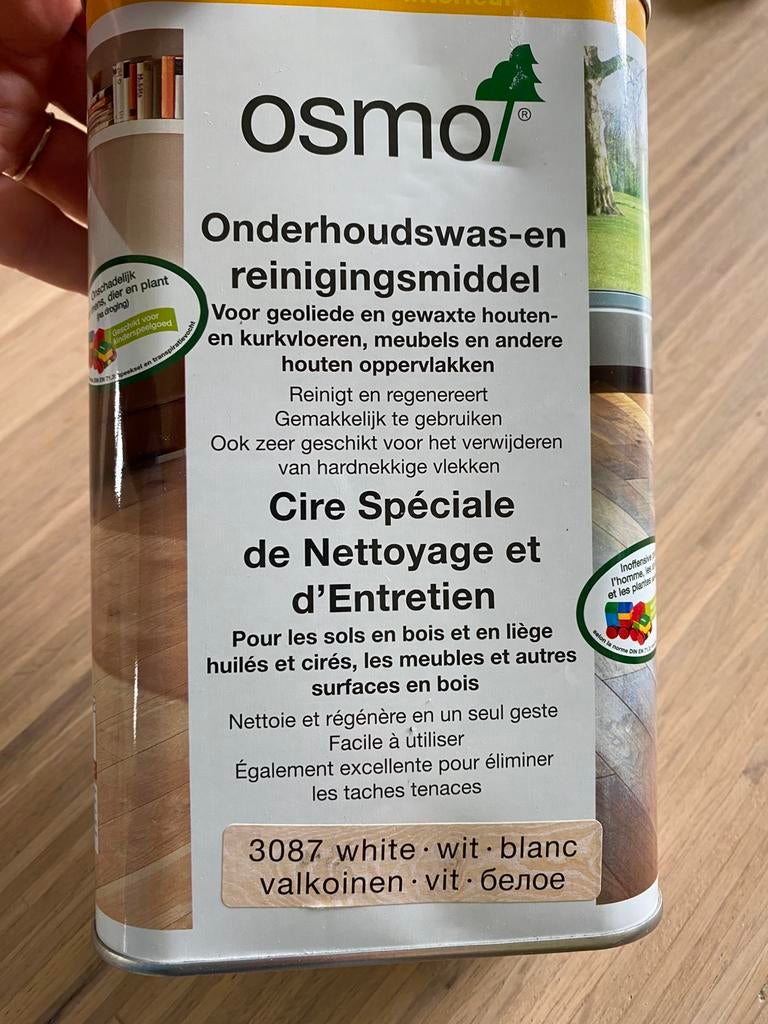 onderhoudswas van Osmo hardwaxolie - 3087, Minder dan 5 liter, Ophalen, Zo goed als nieuw, Wit