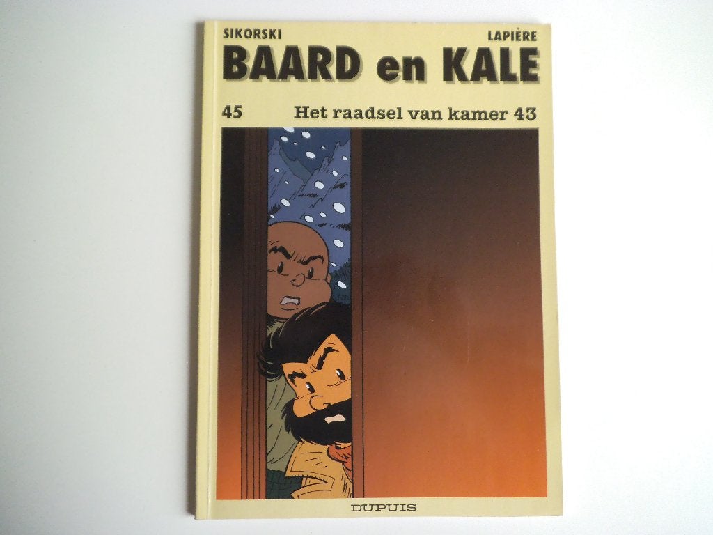 Baard en Kale 45 Het raadsel van kamer 43 1997, Gelezen, Eén stripboek, Ophalen of Verzenden, Lapiere