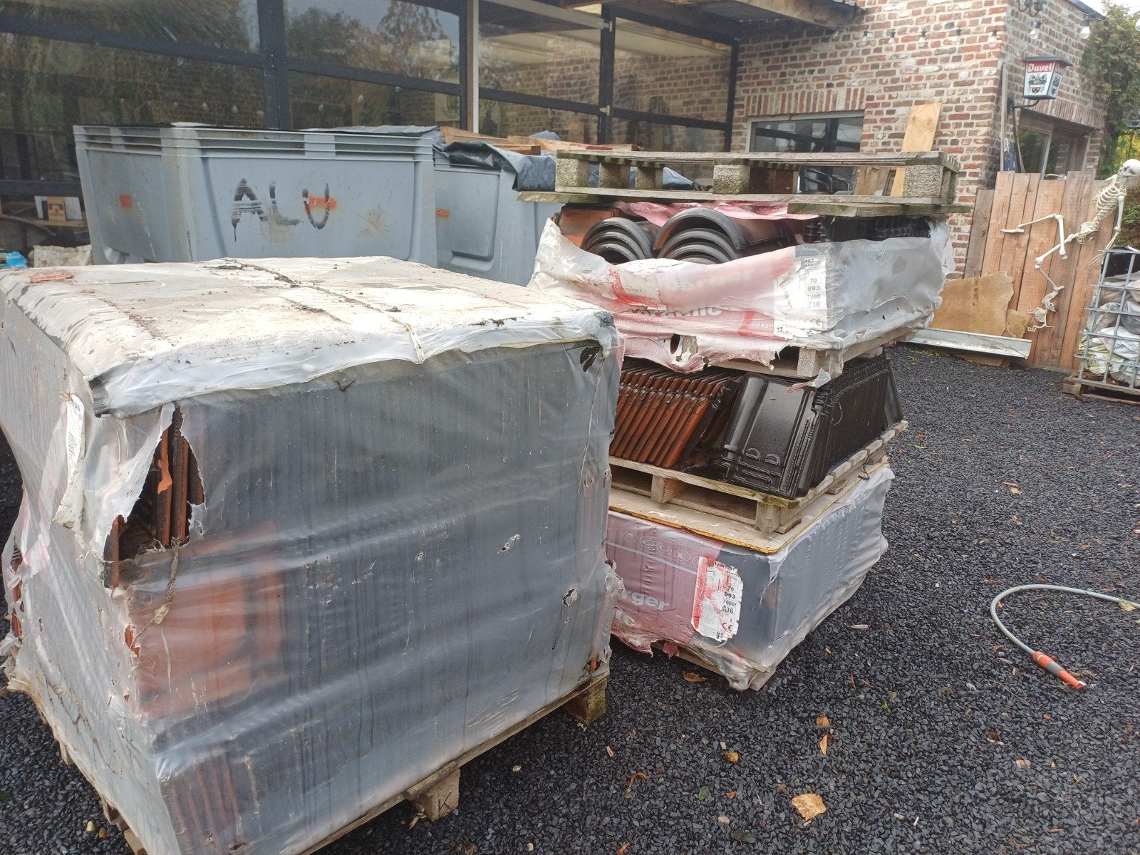 dakpannen pottelberg 993, Doe-het-zelf en Bouw, Ophalen, Nieuw, Zwart, Dakpannen