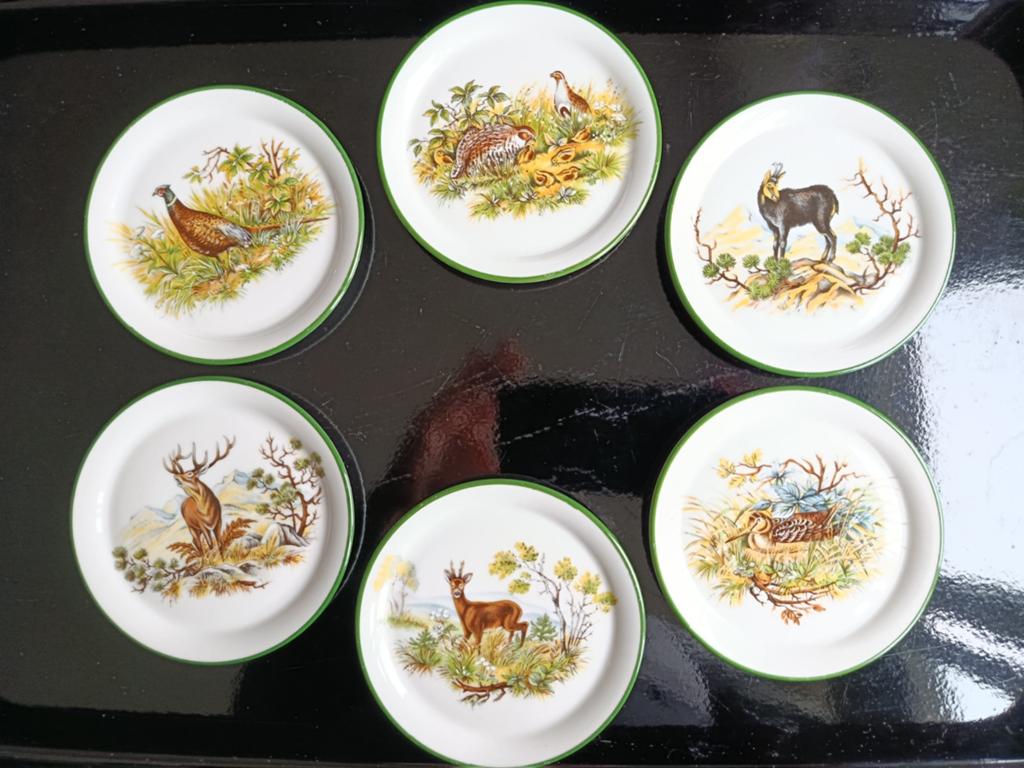 Seltmann Weiden, 6 sous-verre en porcelaine