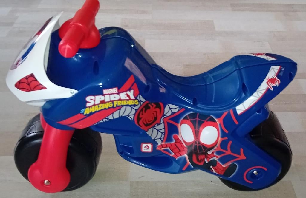 Moto porteuse Spiderman pour enfants 18 mois à 3 ans, Envoi, Neuf, Autres types