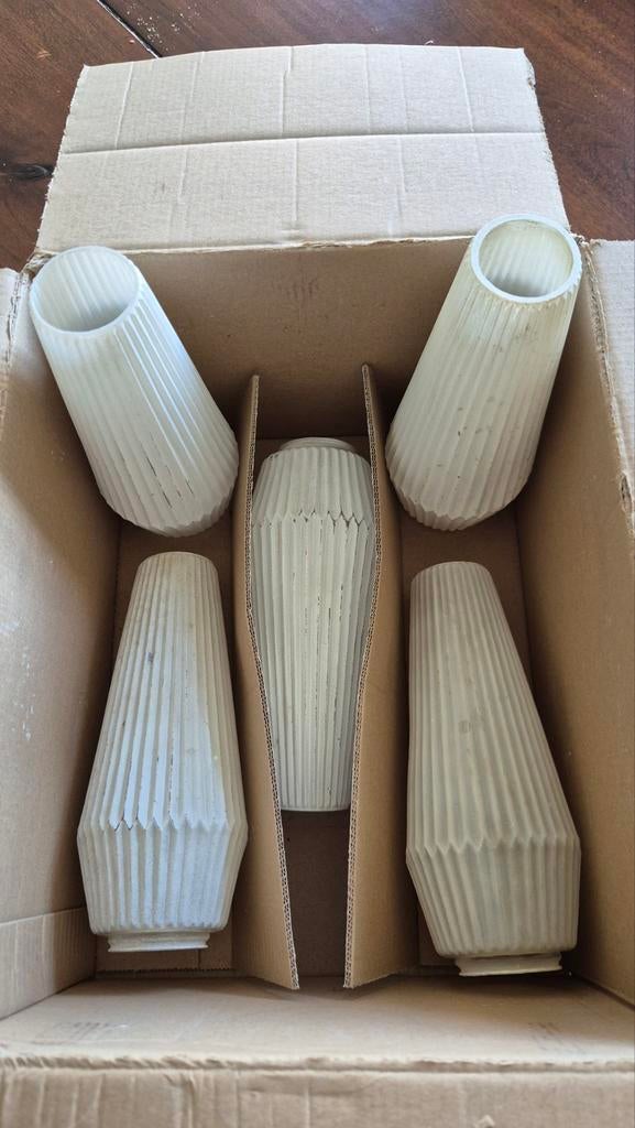 Vintage lampenkappen, 5 stuks, Ophalen