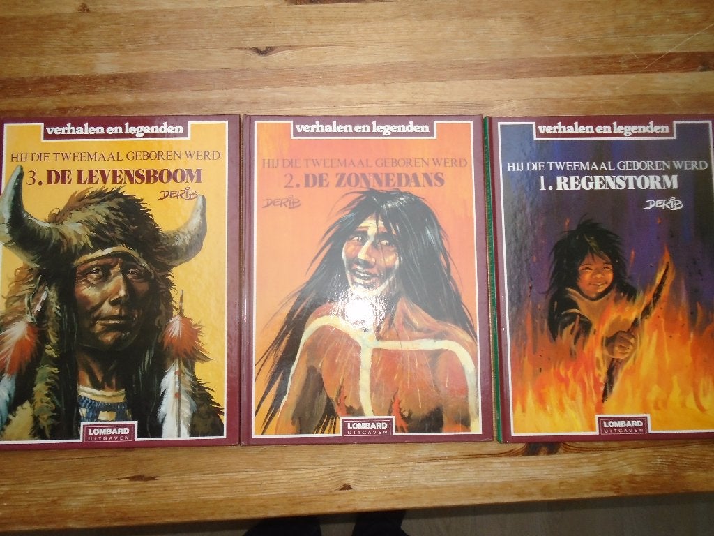 verhalen en legenden hij die twee maal geboren werd, Derib., Ophalen of Verzenden, Zo goed als nieuw, Meerdere stripboeken