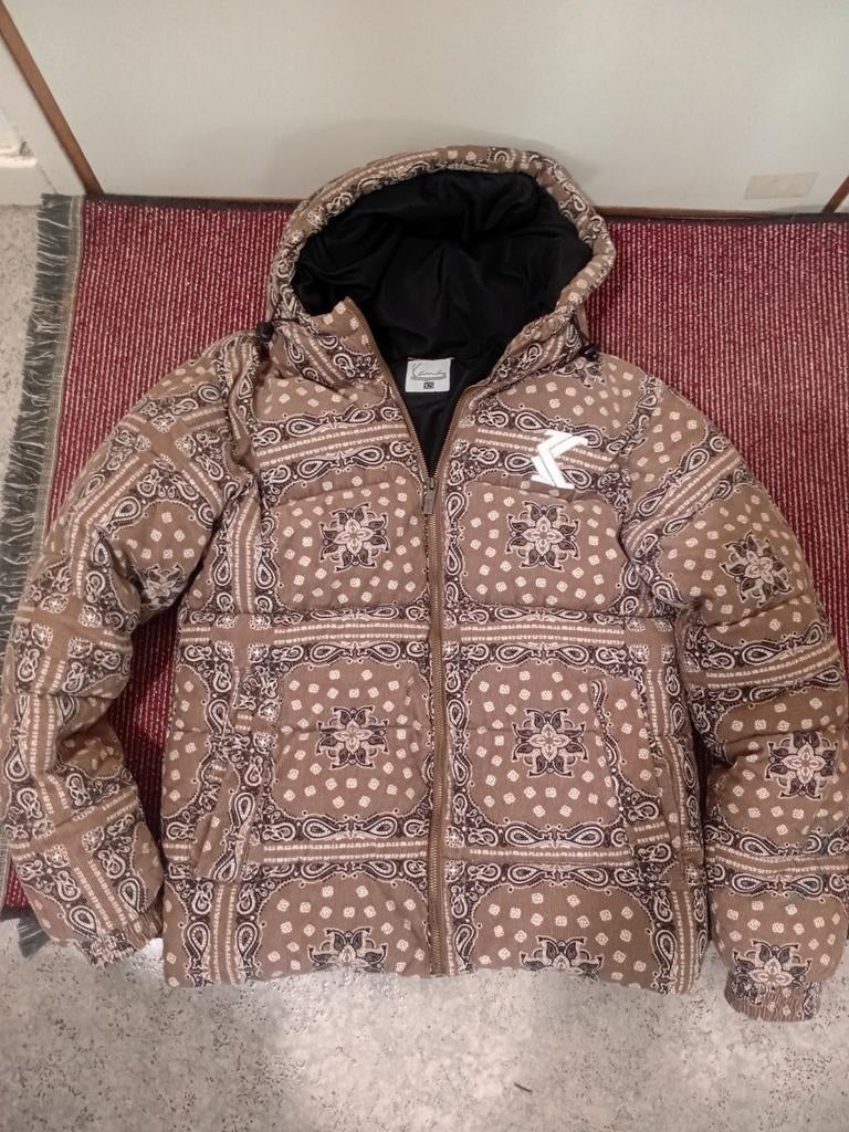 Karl Kanin donsjack, Beige, Maat 56/58 (XL), Ophalen of Verzenden, Zo goed als nieuw