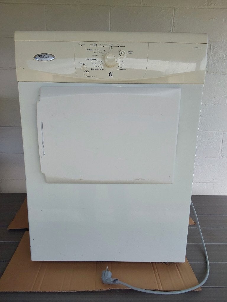 Séchoir à linge Whirlpool  (6-8 kg), Ophalen, Gebruikt, Luchtafvoer, Minder dan 85 cm