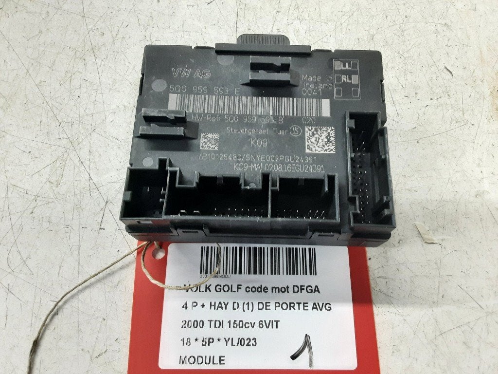 UNITE ELECTRONIQUE Volkswagen Golf VII (AUA) (5Q0959593E), Autos : Pièces & Accessoires, Volkswagen, Mevr. I. Hauben, Utilisé