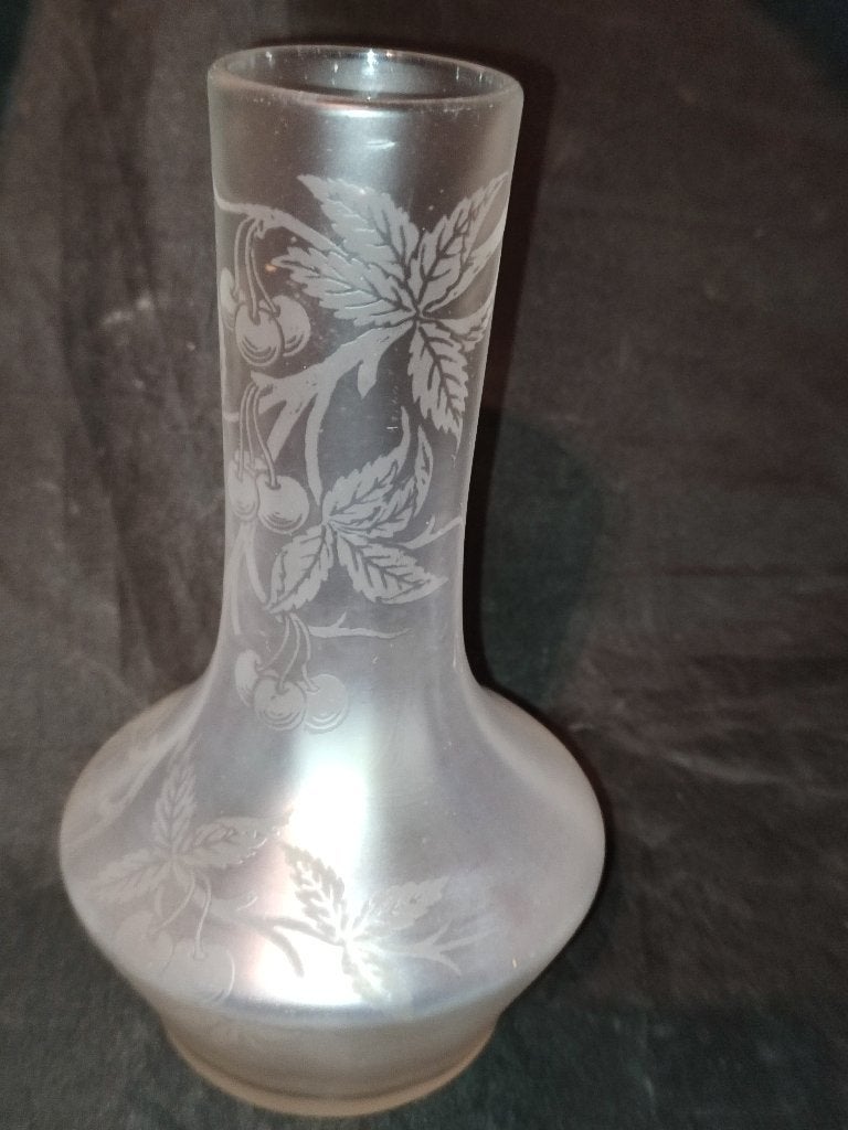 Legras - art nouveau vaas - kersenbloesem, Antiek en Kunst, Ophalen of Verzenden