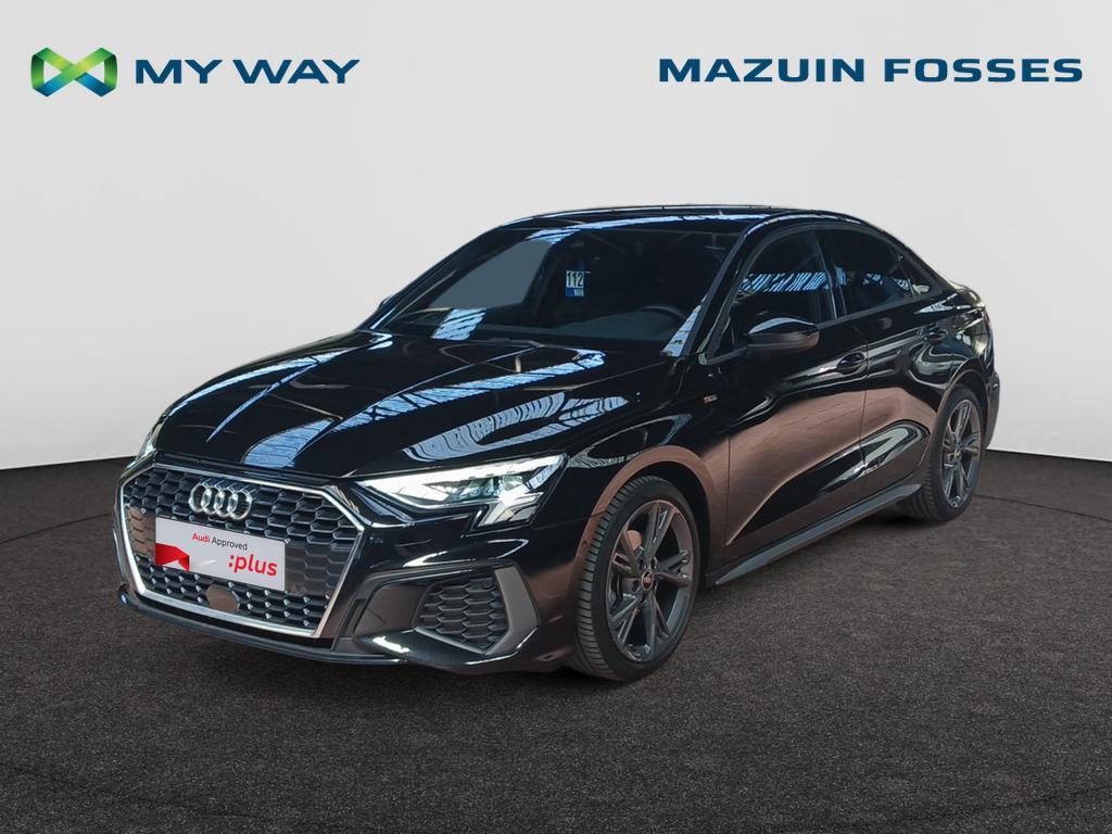 Audi A3 Sedan A3 30 TFSI Business Edition S line S tronic, Auto's, Audi, Automaat, Zwart, Airbags, Overige carrosserie