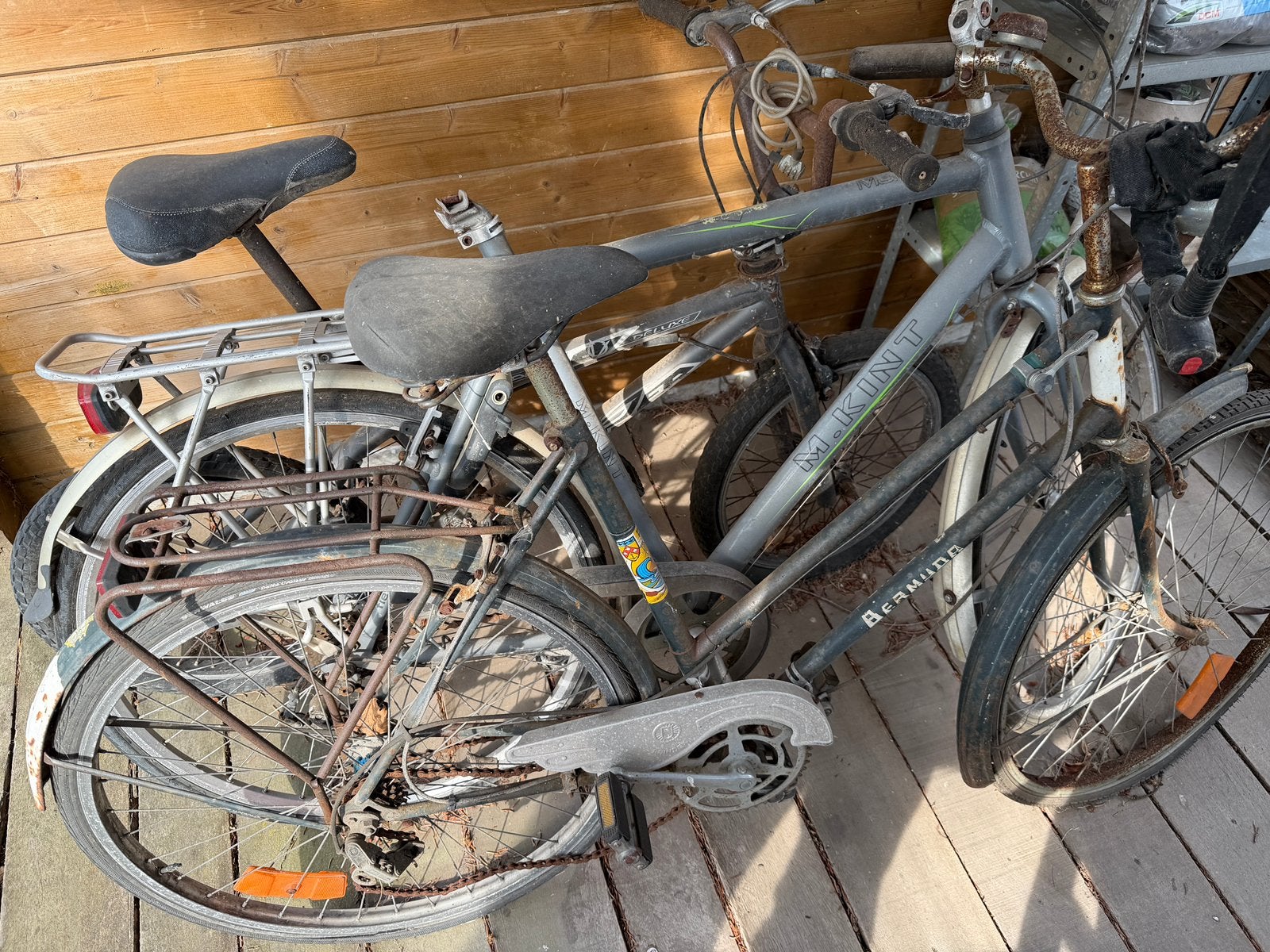 3 oude fietsen met werk aan, Vélos & Vélomoteurs, Enlèvement, Utilisé