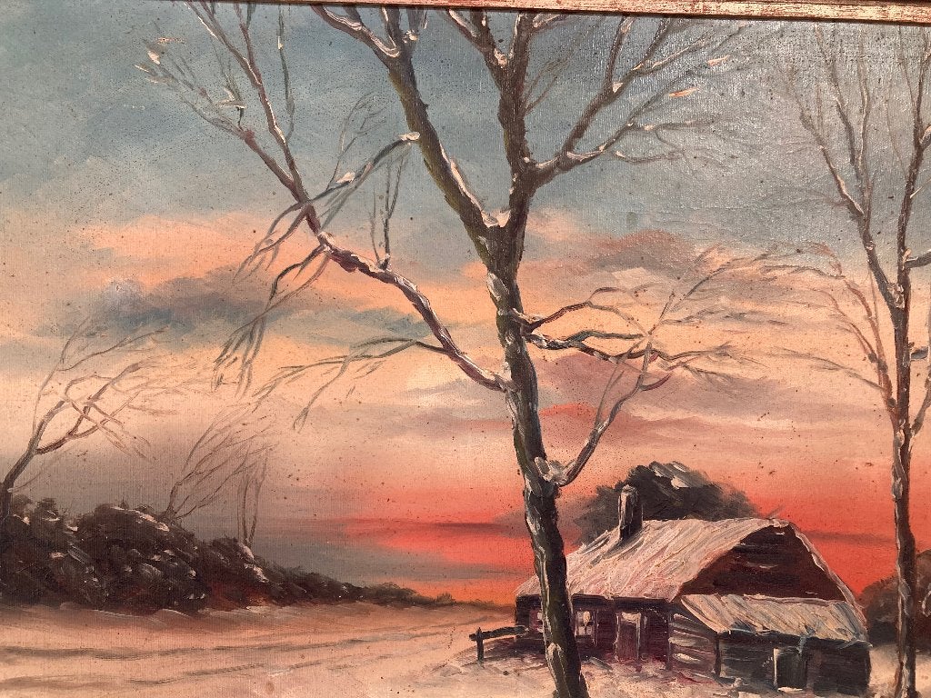 Schilderij, Paysage, Enlèvement, Toile, Impressionniste