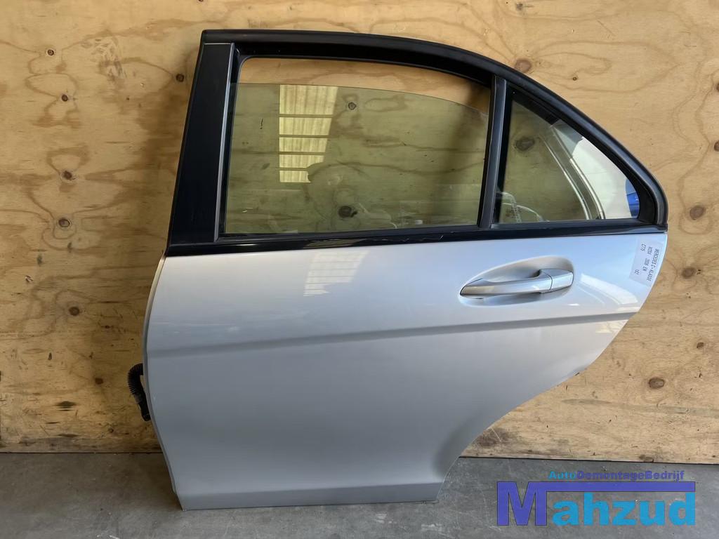 MERCEDES C KLASSE W204 Zilver C775 Links achter deur portier, Auto-onderdelen, Gebruikt, Mercedes-Benz AG, Deur, Mercedes-Benz