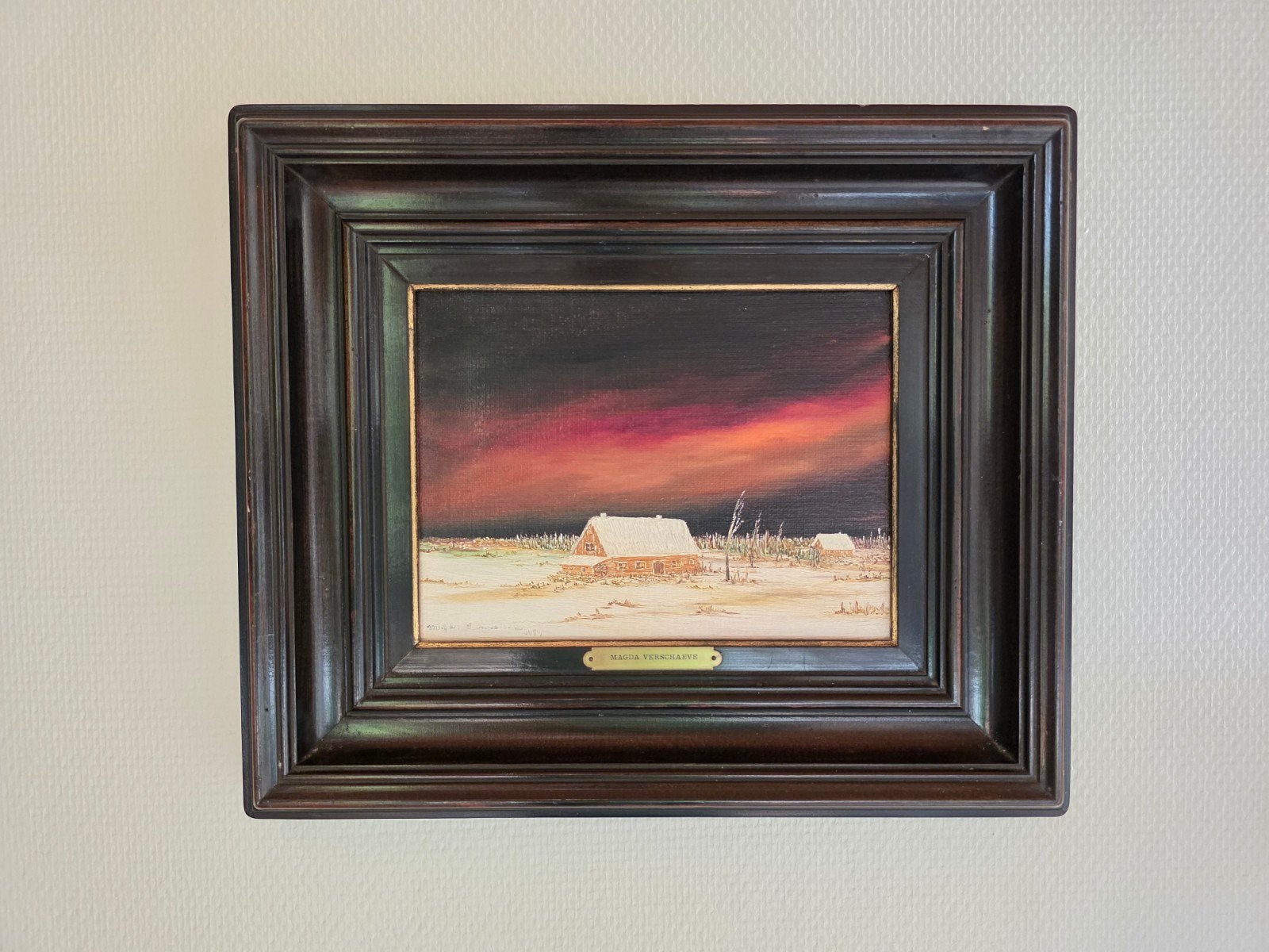 winterlandschap Magda Verschaeve, Enlèvement