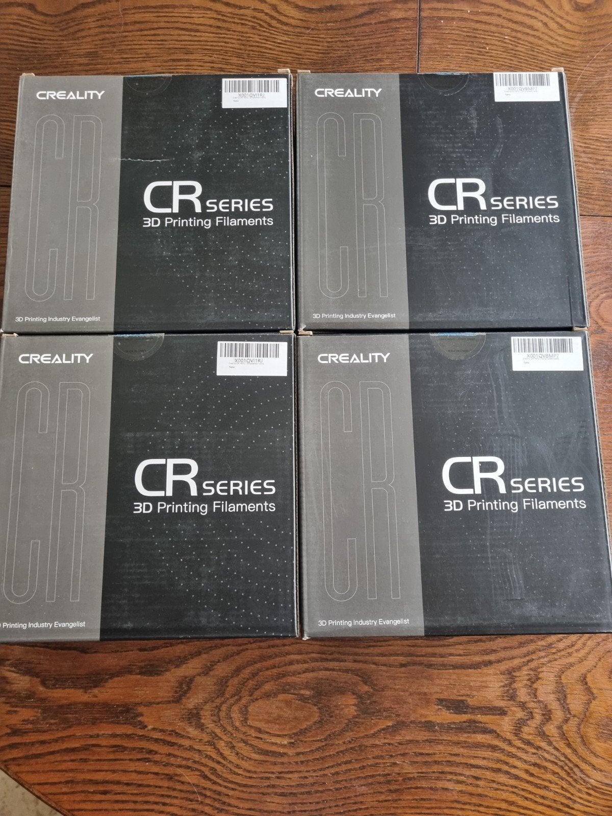 4 kg. Creality cr series Filament cr-petg 2x wit 2x zwart, Ophalen