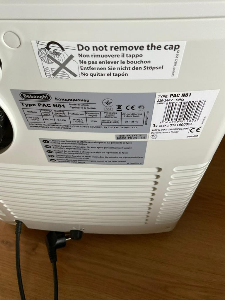 Airco, Ophalen, Zo goed als nieuw, Overige