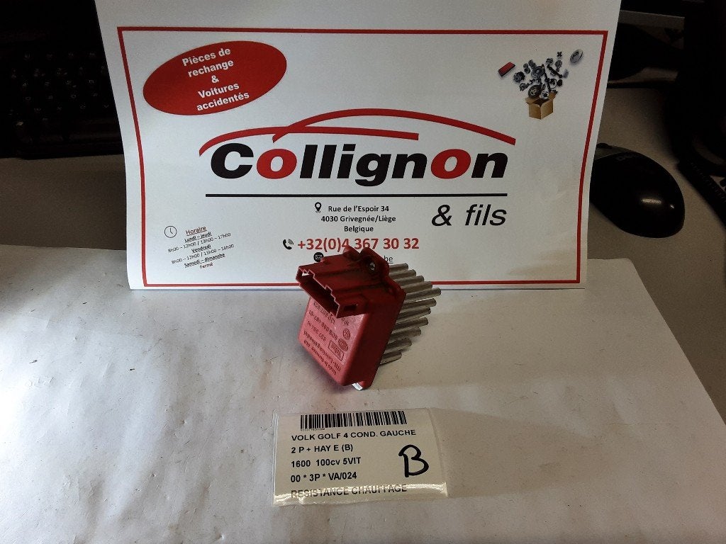 RESISTANCE CHAUFFE Golf IV (1J1) (1J09075215DS00646701), Volkswagen, Volkswagen AG, Utilisé, Kundenbetreuung@volkswagen.de