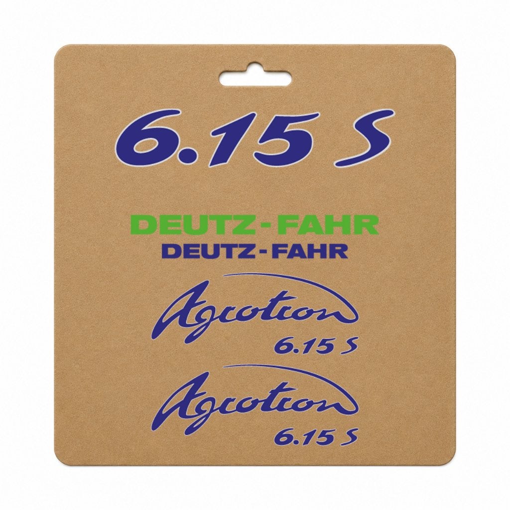 Autocollants de rechange Deutz Agrotron 6.15 - 6.20, Envoi