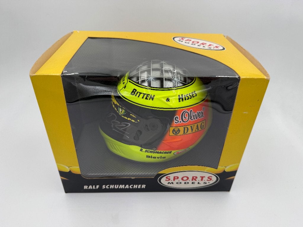 1/2 casque helmet F1 Ralf Schumacher 1997 (Jordan) signé, Enlèvement ou Envoi