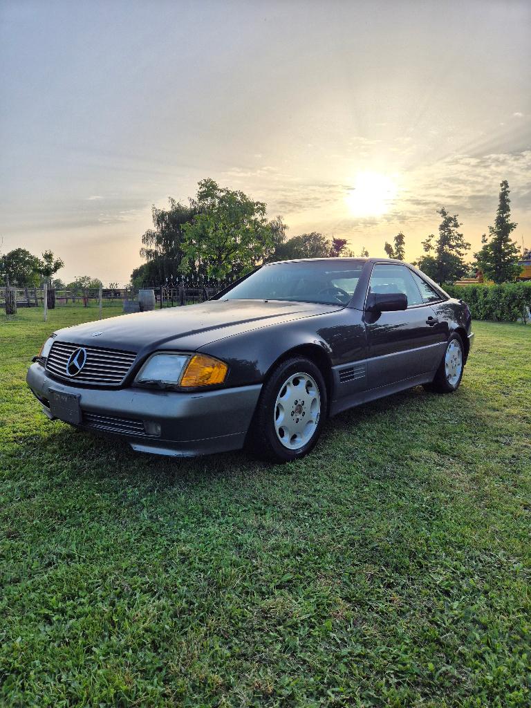 Mercedes sl500 r129 v8, Auto's, Mercedes-Benz, Particulier, SL, Benzine, Cabriolet, 2 deurs, Automaat, Zilver of Grijs, Grijs
