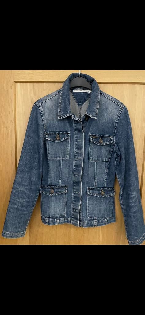Tommy Hilfiger spijkerjack, vintage en tijdloos, M, Ophalen of Verzenden, Zo goed als nieuw, Maat 38/40 (M), Blauw