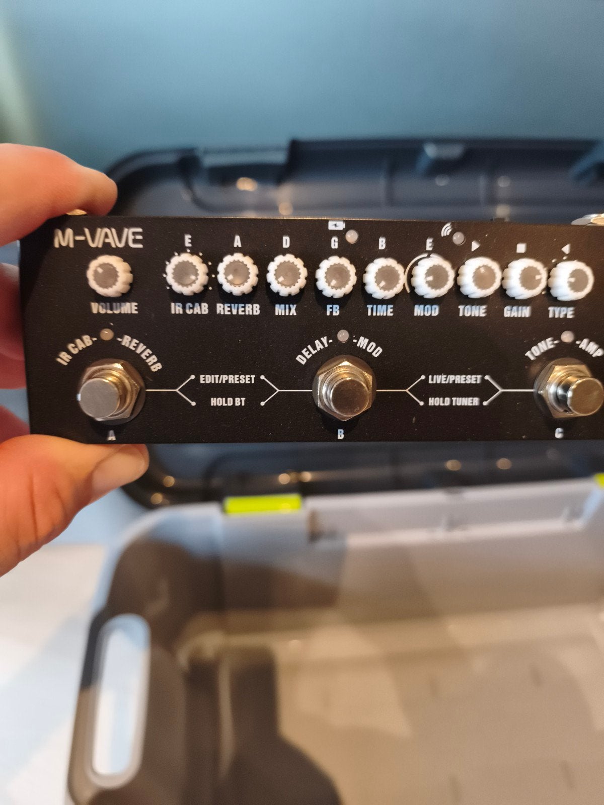 M -VAVE Cube baby + Midi pedaal, Muziek en Instrumenten, Ophalen