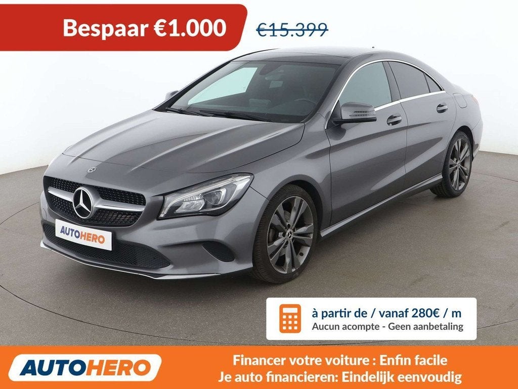 Mercedes-Benz CLA-Klasse 180 CLA 180 d Urban, Autos, Cuir, Achat, 4 portes, https://public.car-pass.be/vhr/35de9f90-19ab-4ceb-a0da-78d997f193fe
