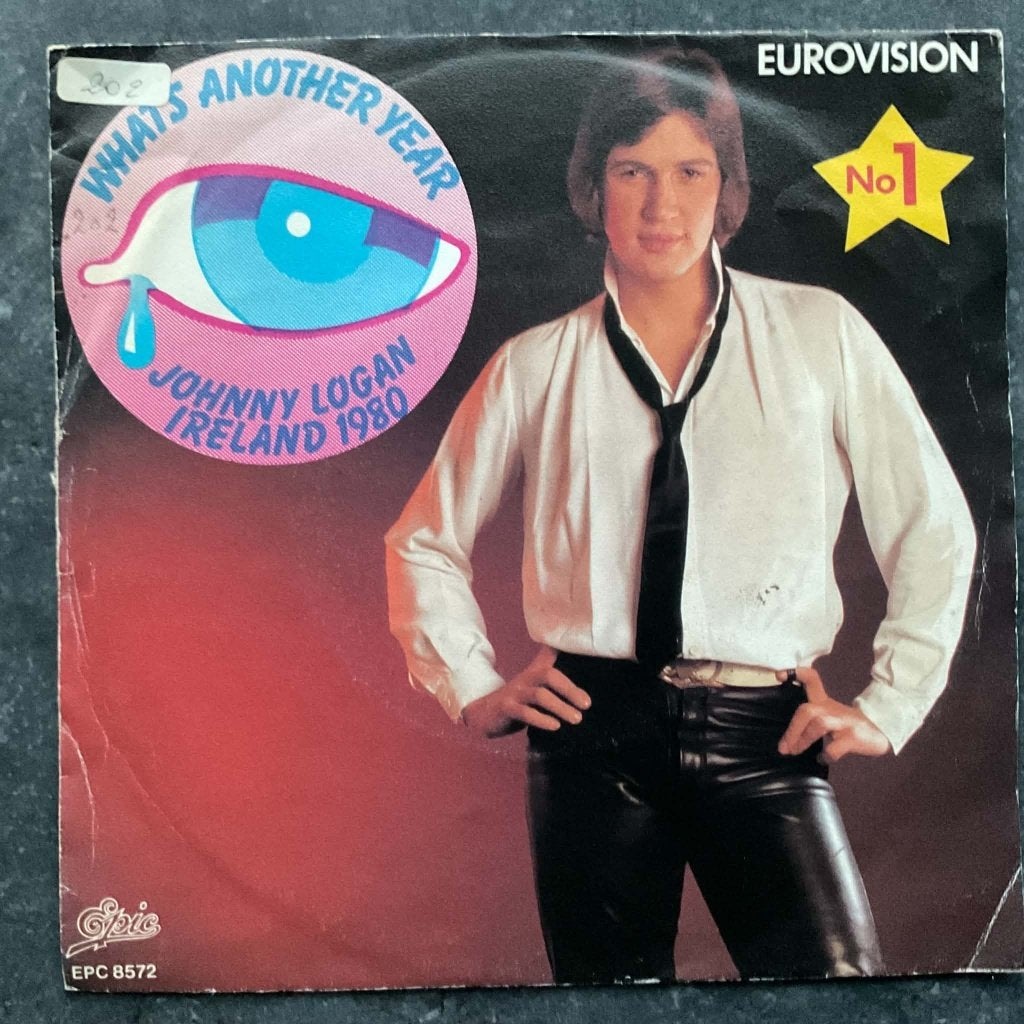 Johnny Logan "What's another year", Fotohoes, Overige genres, 7 inch, Ophalen of Verzenden