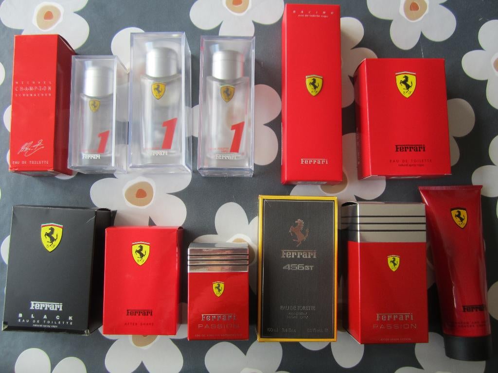 Ferrari Parfumflesjes (leeg), Verzamelen, Parfumverzamelingen, Ophalen of Verzenden, Gebruikt, Parfumfles