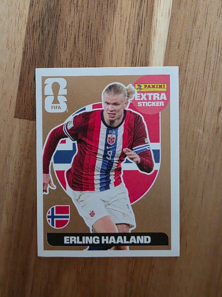 Sticker Panini bronze 2026 Haaland, Ophalen, Nieuw, Spelerskaart