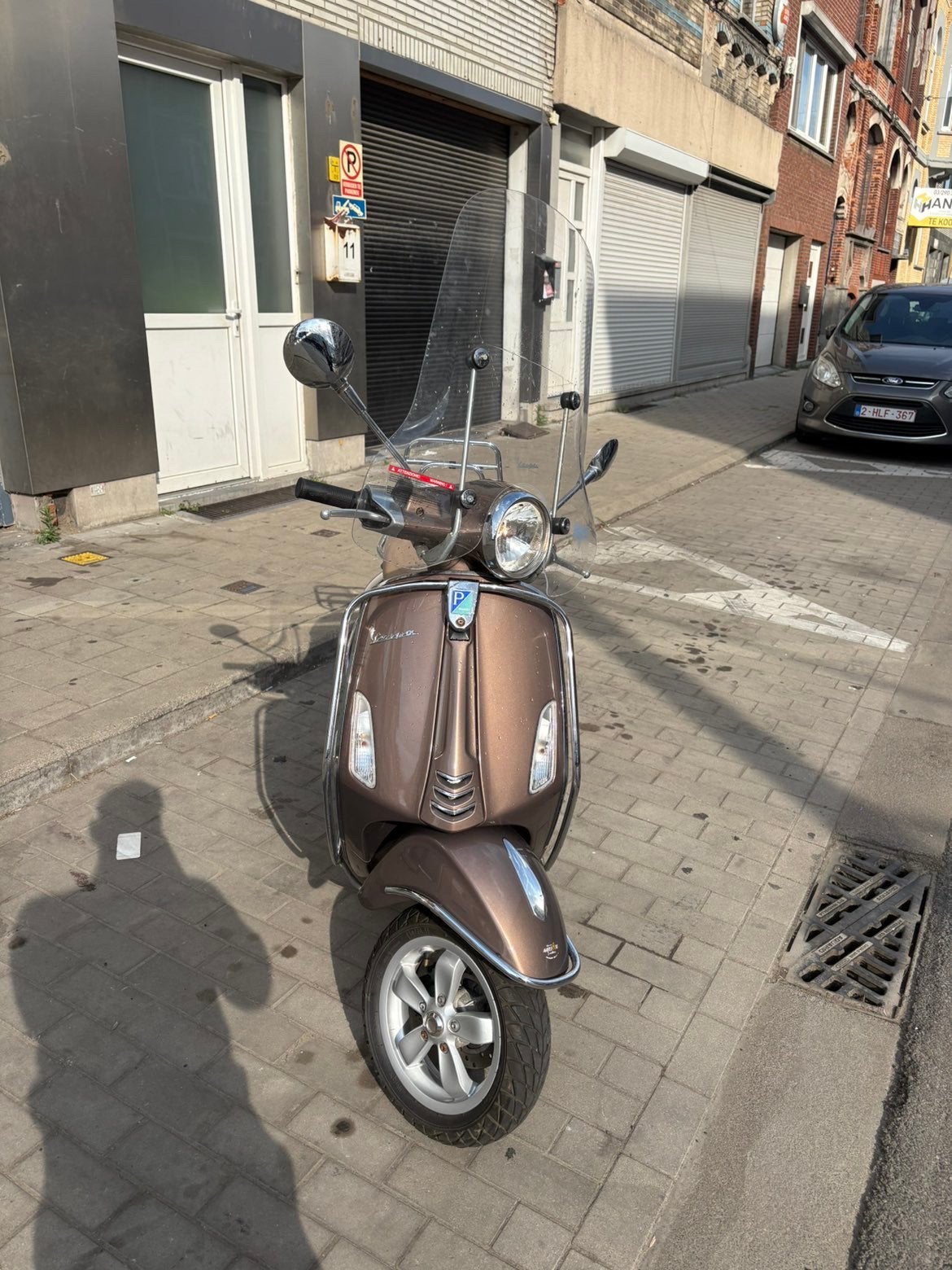 Vespa Primavera 50 4T 2V – 2015 – 10.232 km, Ophalen, Klasse A (25 km/u), Zo goed als nieuw