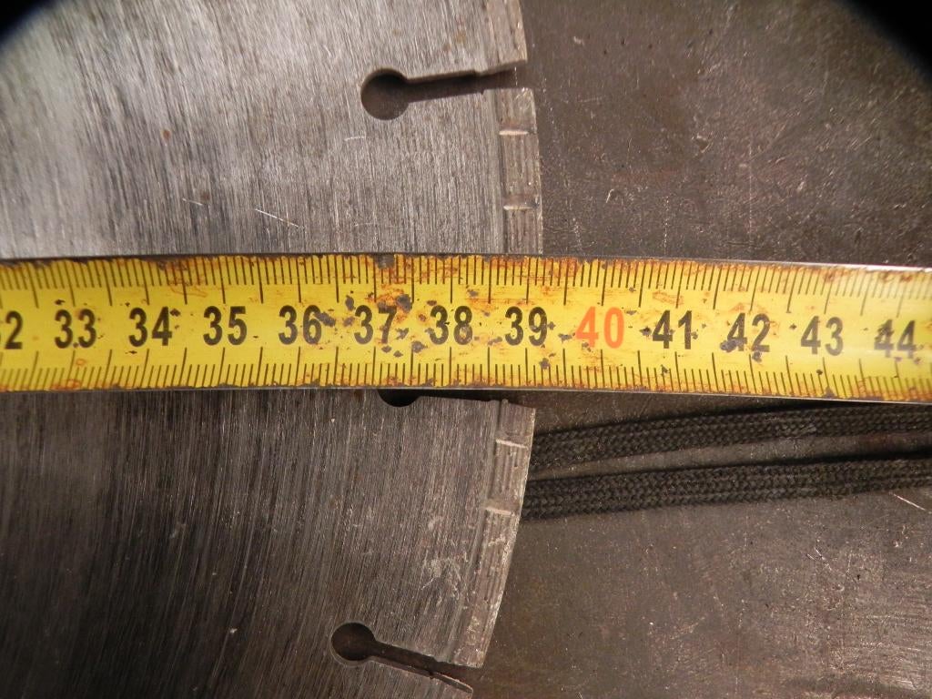 Zaagblad Diamant Ø 395mm, Ophalen, Gebruikt